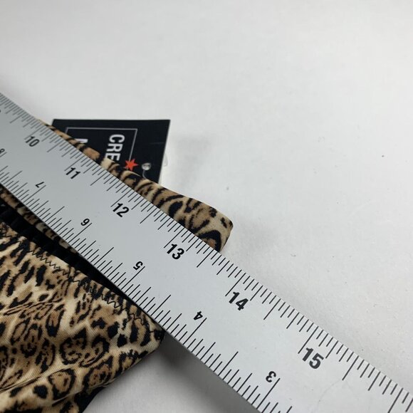 Bar III Bonita Cheetah High-Rise Bikini Bottoms Women Small Black Swimwear Beach - Picture 4 of 6